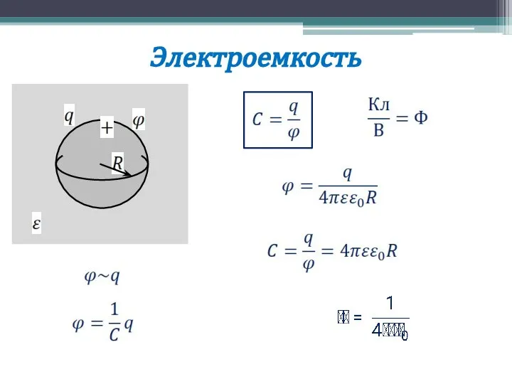 Электроемкость