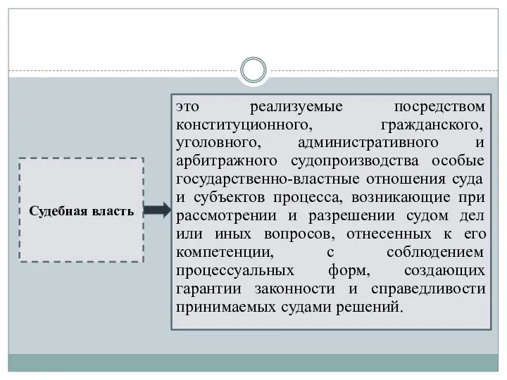 это реализуемые посредством конституционного, гражданского, уголовного, административного и арбитражного судопроизводства особые