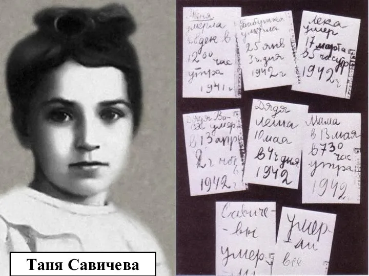 Таня Савичева