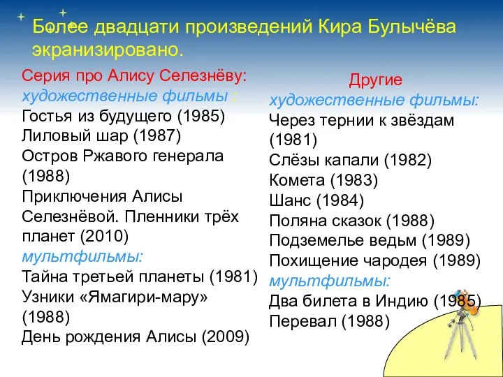 Серия про Алису Селезнёву: художественные фильмы : Гостья из будущего (1985)