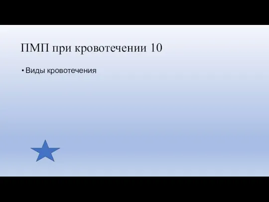 ПМП при кровотечении 10 Виды кровотечения