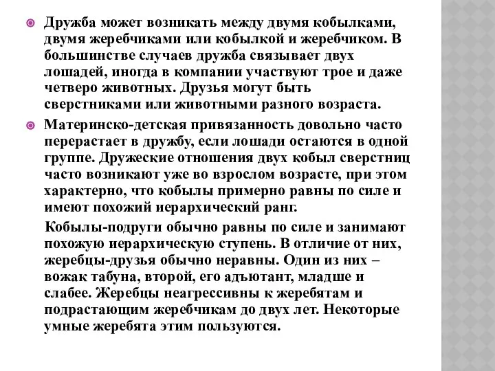 Дружба может возникать между двумя кобылками, двумя жеребчиками или кобылкой и