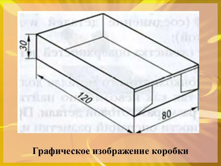 Графическое изображение коробки
