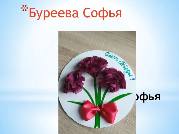 Буреева Софья Буреева Софья