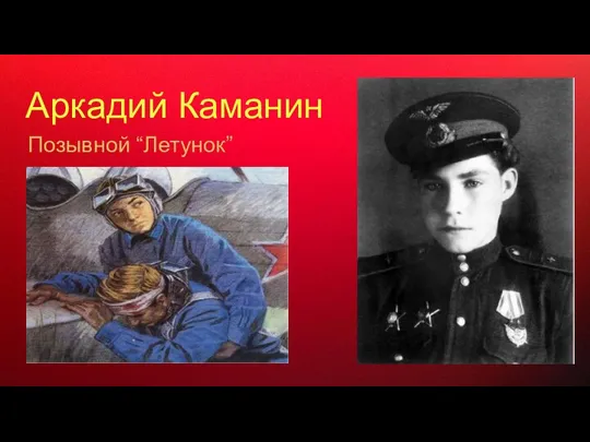 Аркадий Каманин Позывной “Летунок”