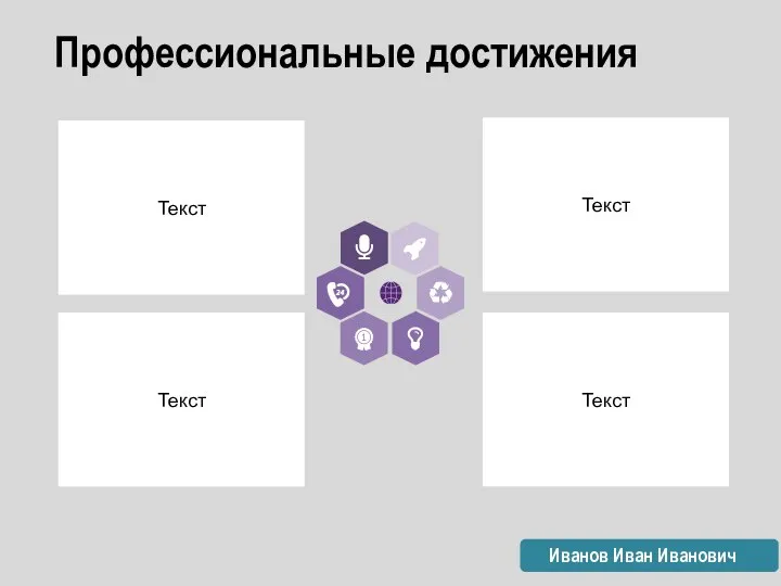 Иванов Иван Иванович Профессиональные достижения Текст Текст Текст Текст