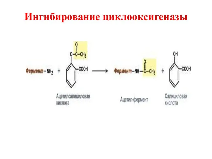 Ингибирование циклооксигеназы