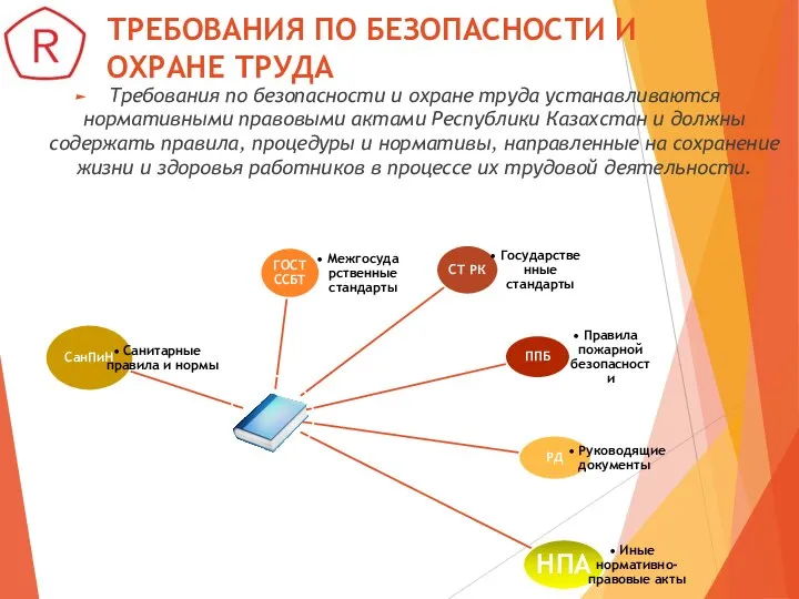 ТРЕБОВАНИЯ ПО БЕЗОПАСНОСТИ И ОХРАНЕ ТРУДА Требования по безопасности и охране