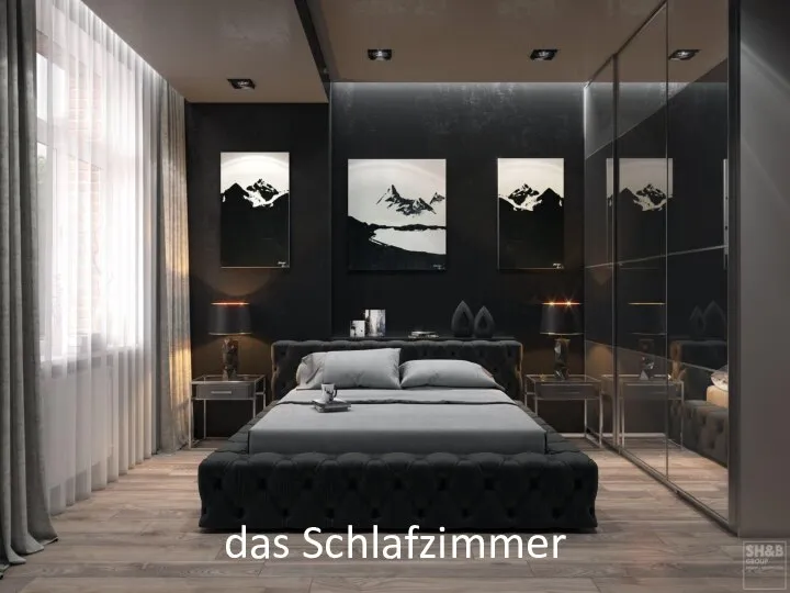 das Schlafzimmer