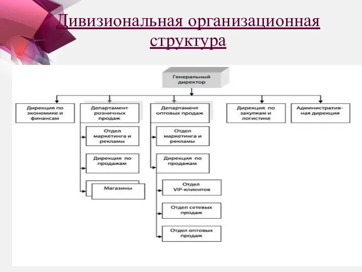 Дивизиональная организационная структура