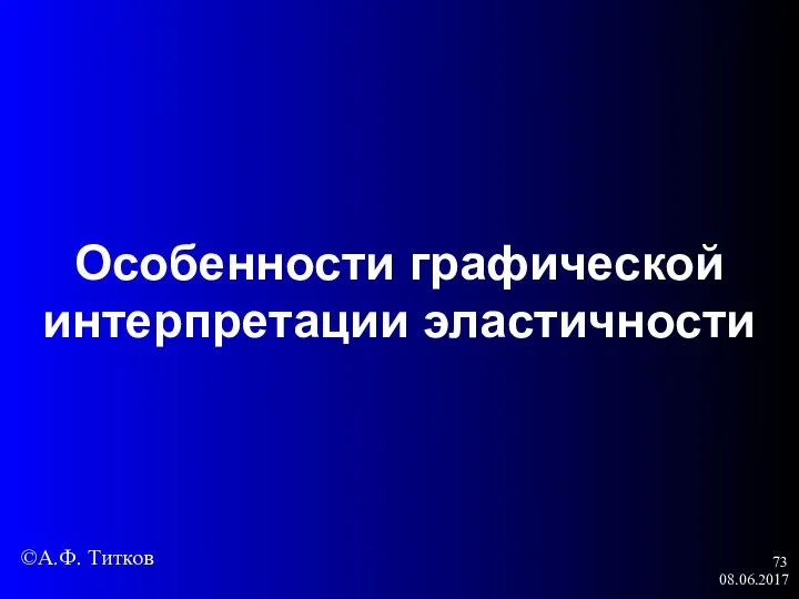 08.06.2017 Особенности графической интерпретации эластичности ©А.Ф. Титков