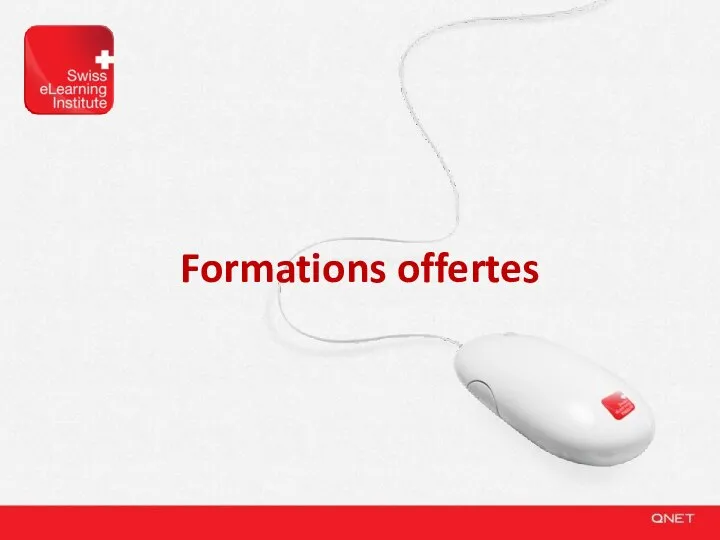 Formations offertes