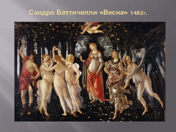 Сандро Боттичелли «Весна» 1482г.