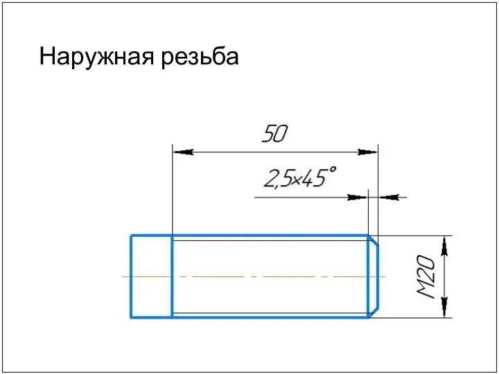 Наружная резьба