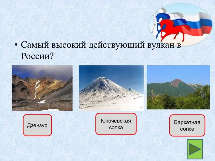 Самый высокий действующий вулкан в России? Дзензур Ключевская сопка Бархатная сопка