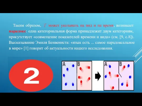 Таким образом, 了 может указывать на вид и на время, возникает