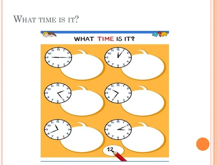 What time is it?