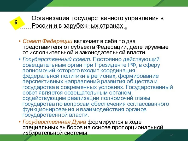 Совет Федерации включает в себя по два представителя от субъекта Федерации,