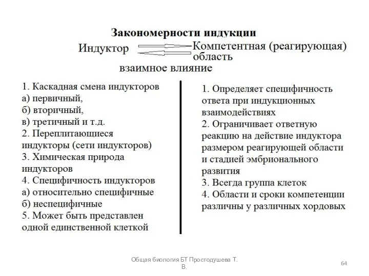 Общая биология БТ Простодушева Т.В.