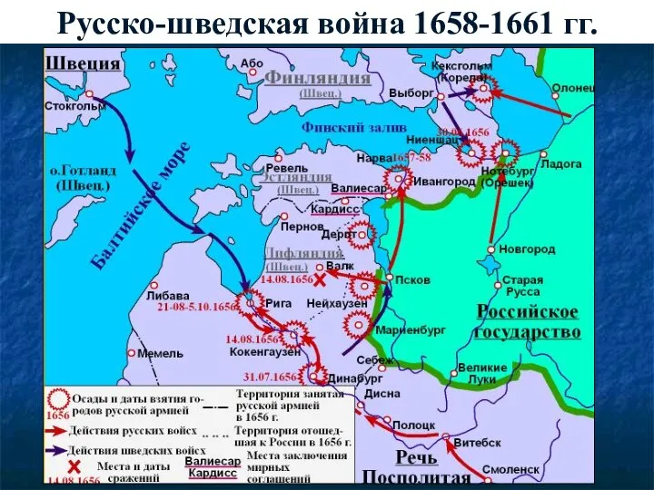 Русско-шведская война 1658-1661 гг.