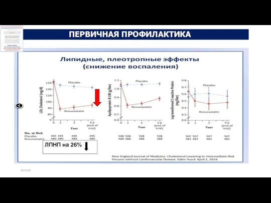 2021/2/8 ПЕРВИЧНАЯ ПРОФИЛАКТИКА ЛПНП на 26%