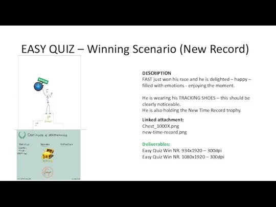 EASY QUIZ – Winning Scenario (New Record) DESCRIPTION FAST just won