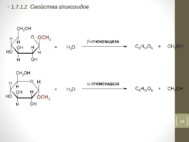 1.7.1.2. Свойства гликозидов