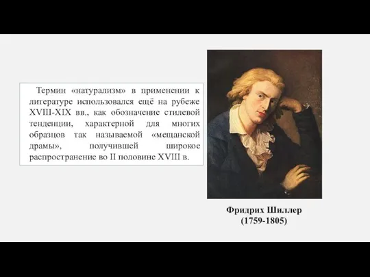 Термин «натурализм» в применении к литературе использовался ещё на рубеже XVIII-XIX