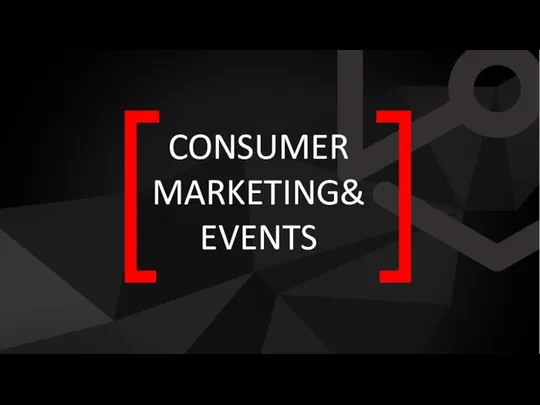 CONSUMER MARKETING& EVENTS