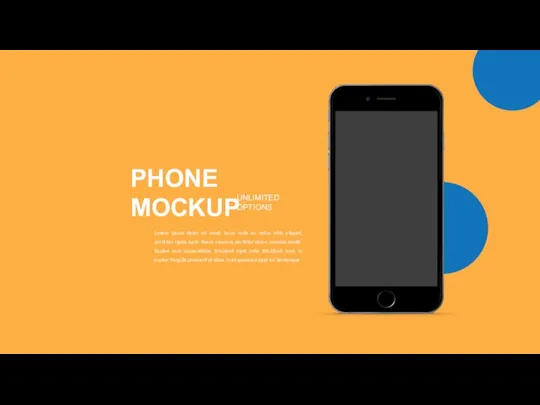 PHONE MOCKUP Lorem ipsum dolor sit amet, lacus nulla ac netus