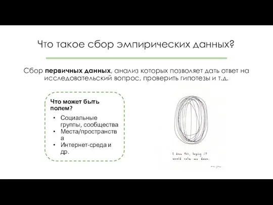 Что такое сбор эмпирических данных? Сбор первичных данных, анализ которых позволяет