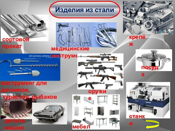 Изделия из стали сортовой прокат крепёж медицинские инструменты инструмент для дачников,