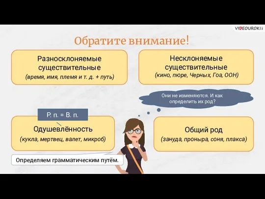 Обратите внимание! Разносклоняемые существительные (время, имя, племя и т. д. +