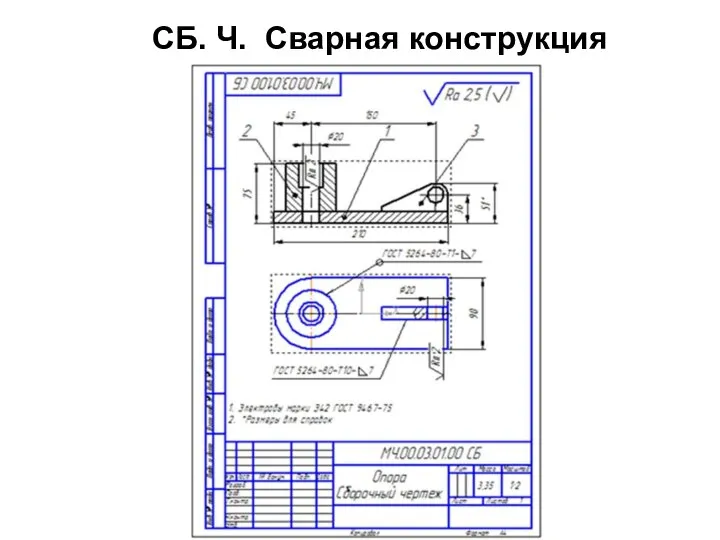 СБ. Ч. Сварная конструкция