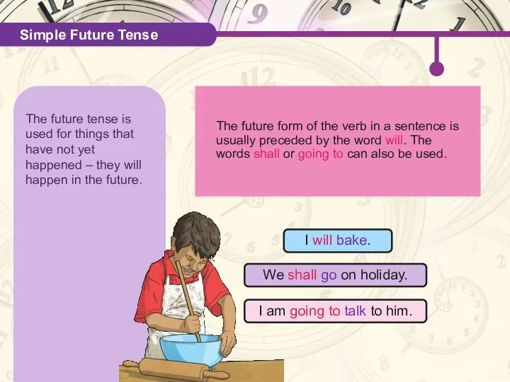 The future tense is used for things that have not yet