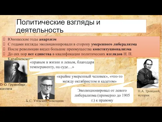 Политические взгляды и деятельность Юношеские годы анархизм С годами взгляды эволюционировали