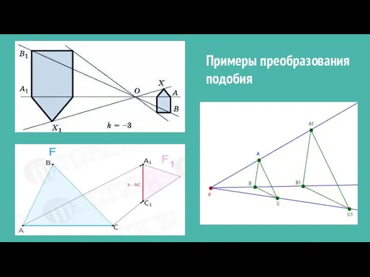 Примеры преобразования подобия