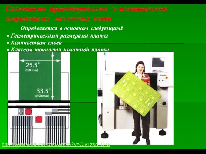 Сложность проектирования и изготовления современных печатных плат Определяется в основном следующим: