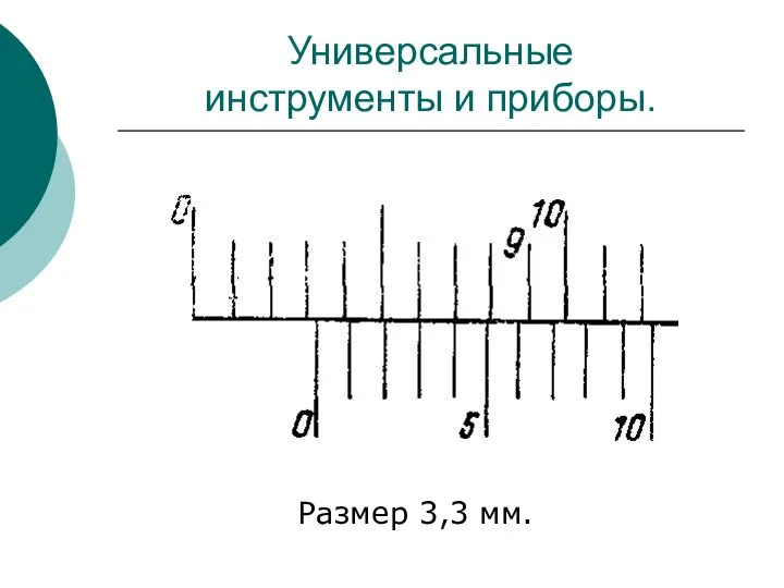 Универсальные инструменты и приборы. Размер 3,3 мм.