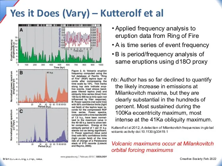 Yes it Does (Vary) – Kutterolf et al Kutterolf et al