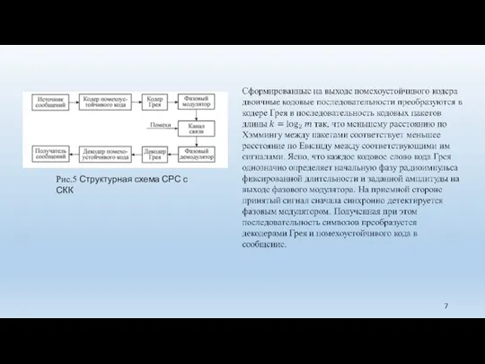 Рис.5 Структурная схема СРС с СКК