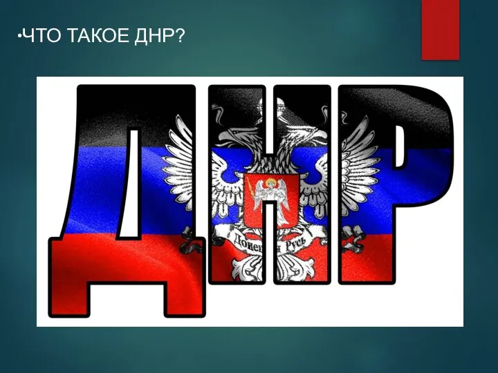 ЧТО ТАКОЕ ДНР?