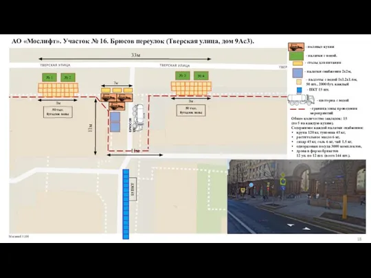 АО «Мослифт». Участок № 16. Брюсов переулок (Тверская улица, дом 9Ас3).