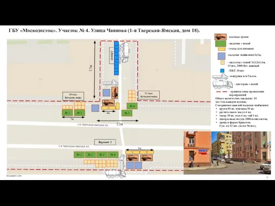 17м ГБУ «Мосводосток». Участок № 4. Улица Чаянова (1-я Тверская-Ямская, дом