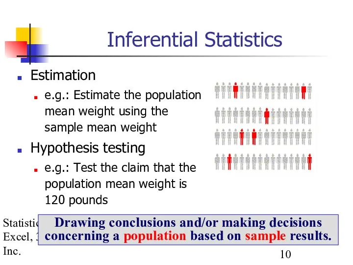 Statistics for Managers using Excel, 3e © 2002 Prentice-Hall, Inc. Inferential