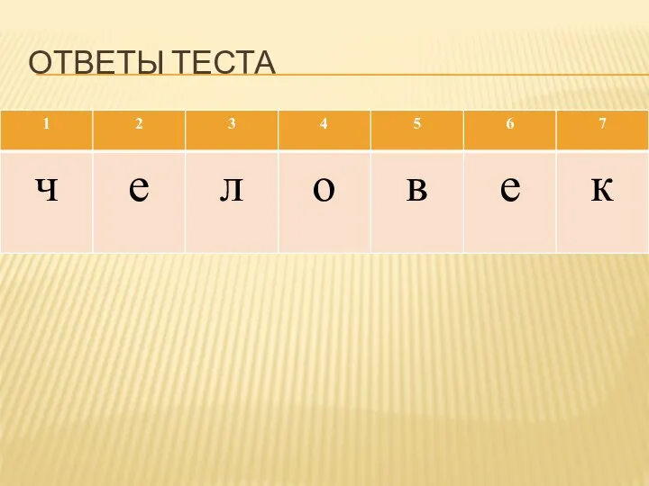 ОТВЕТЫ ТЕСТА