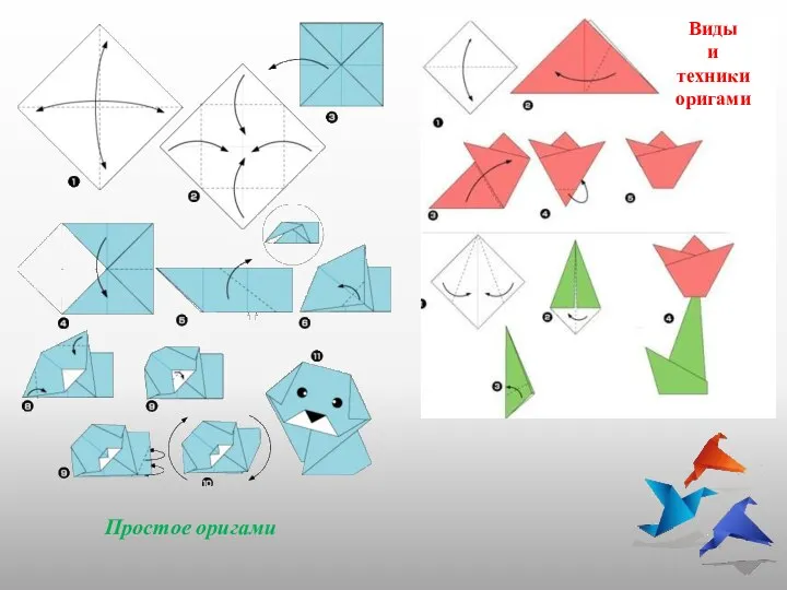 Простое оригами Виды и техники оригами