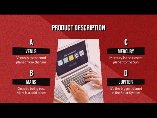 PRODUCT DESCRIPTION Mercury Mercury is the closest planet to the Sun