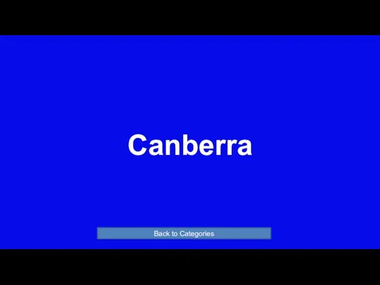 Canberra Back to Categories