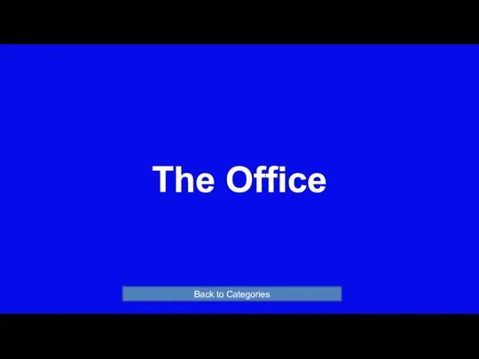 The Office Back to Categories